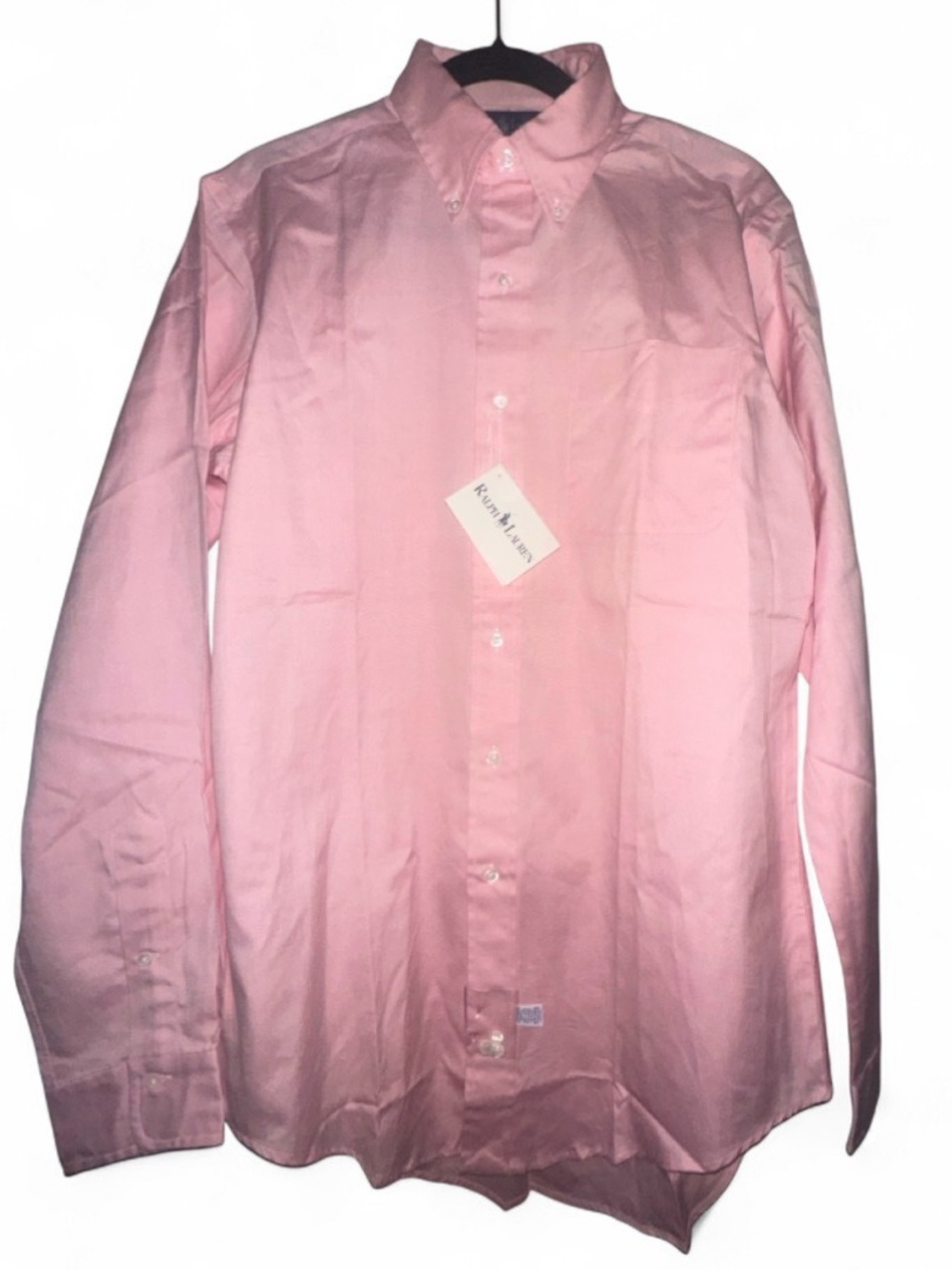 Ralph Lauren Light Pink Button-Down Dress Shirt NWT 15/34